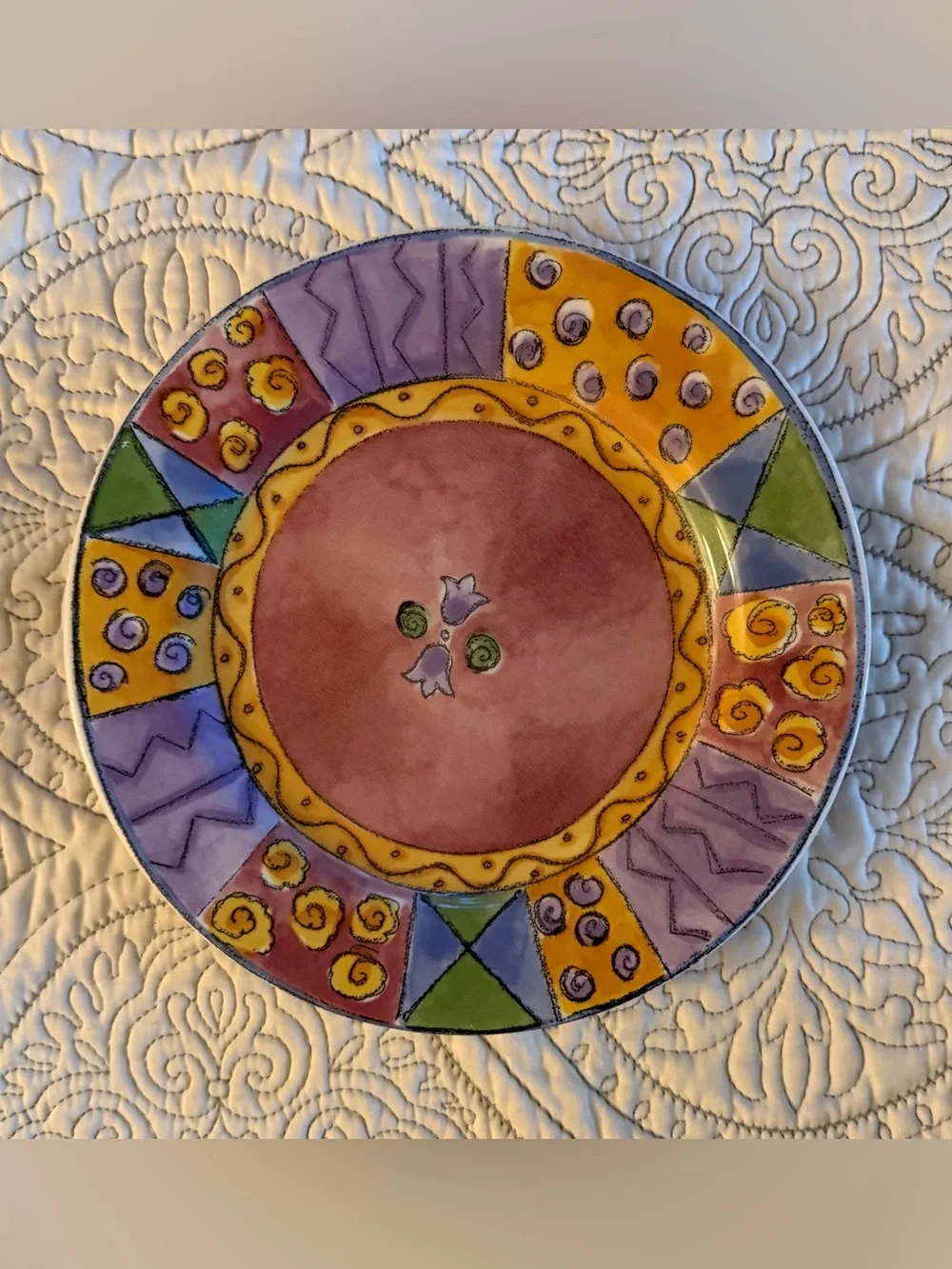 The Sweet Shoppe by Sango Set of 6 Salad Plates 7 7/8” Diameter